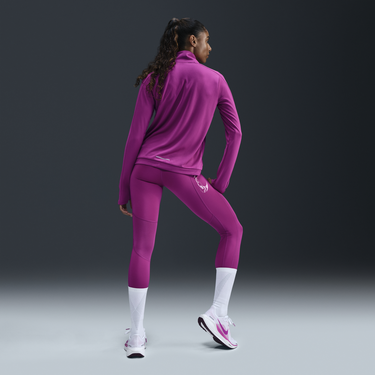 Legíny Nike 7/8 Running Leggings Fast Mid-Rise Fialová | FV6682-518, 4