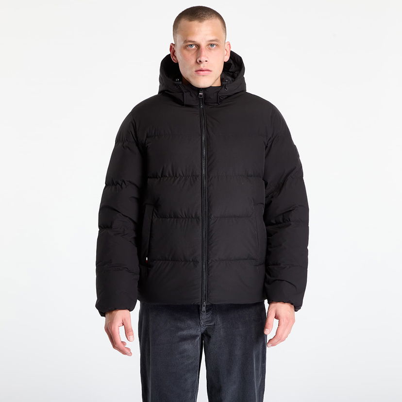 Prešívaná bunda Tommy Hilfiger Jacket Down Hooded Puffer Jacket Black Čierna | MW0MW40616-BDS