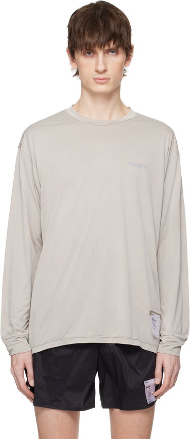 Tričko Satisfy Satisfy AuraLite Long Sleeve T-Shirt Béžová | 11001-MD-SAB, 0