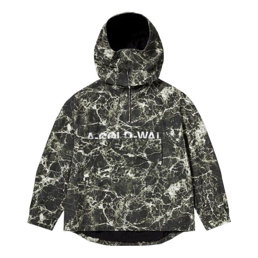 Marble Print Kagool Jacket