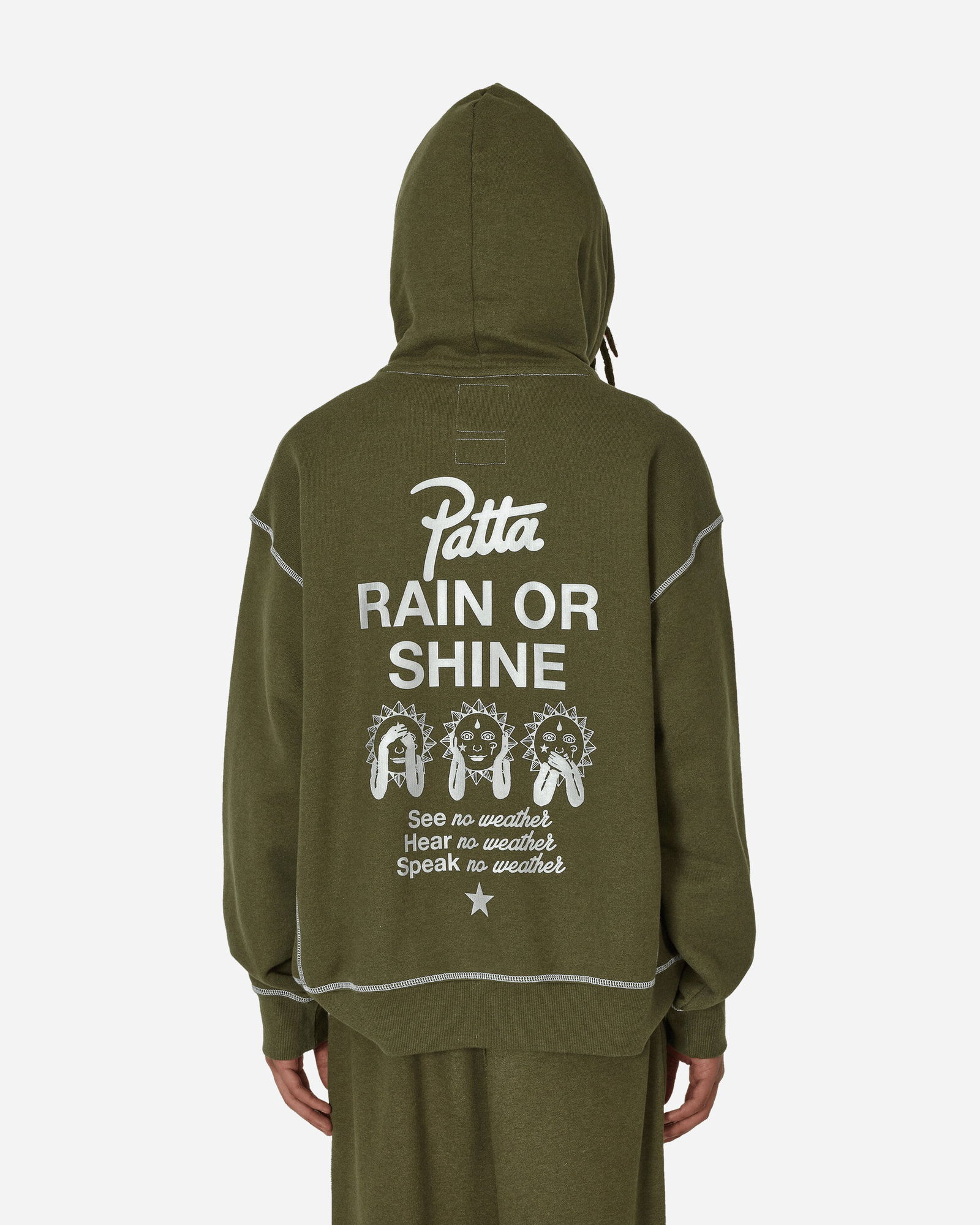 Patta Gold Standard Hoodie Utility Green Heather