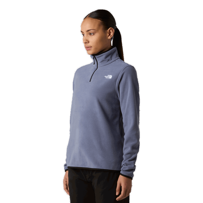 Bunda The North Face Glacier Fleece 1/4 Zip Jacket Modrá | NF0A8D2JBTR1