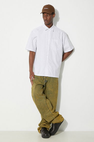 Košeľa NORSE PROJECTS Relaxed Organic Shirt With Classic Collar Zelené | N40.0623.8022, 1
