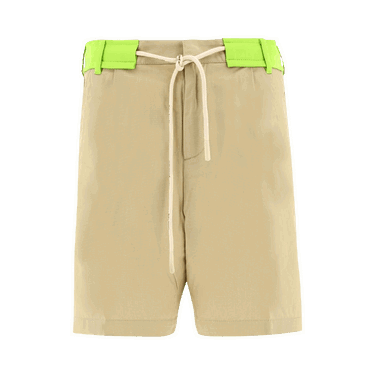 Šortky Palm Angels Track Belt Shorts Béžová | PMCB041S22FAB0016159, 0