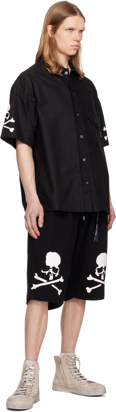 Košeľa Mastermind WORLD Mastermind World Oxford Short-Sleeve Shirt Čierna | MW25S14-SH005-006, 3