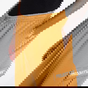 Tepláky Under Armour Sweatpants Project Rock Icon Fleece Pant Tools Yellow Ochre/ Silt M Oranžová | 1386903-707, 4