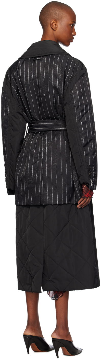 Gaultier Pinstripe Long Coat