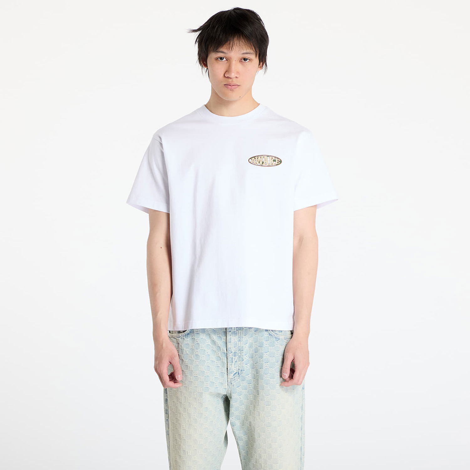 Tričko Awake NY Awake NY Les Everyday T-Shirt Biela | AWK-SU25-TP008-WHI, 0
