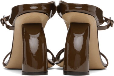 Starostlivosť o obuv Dries Van Noten Dries Van Noten Strappy Sculptural Heeled Sandals Hnedá | WS251-1623-189, 1