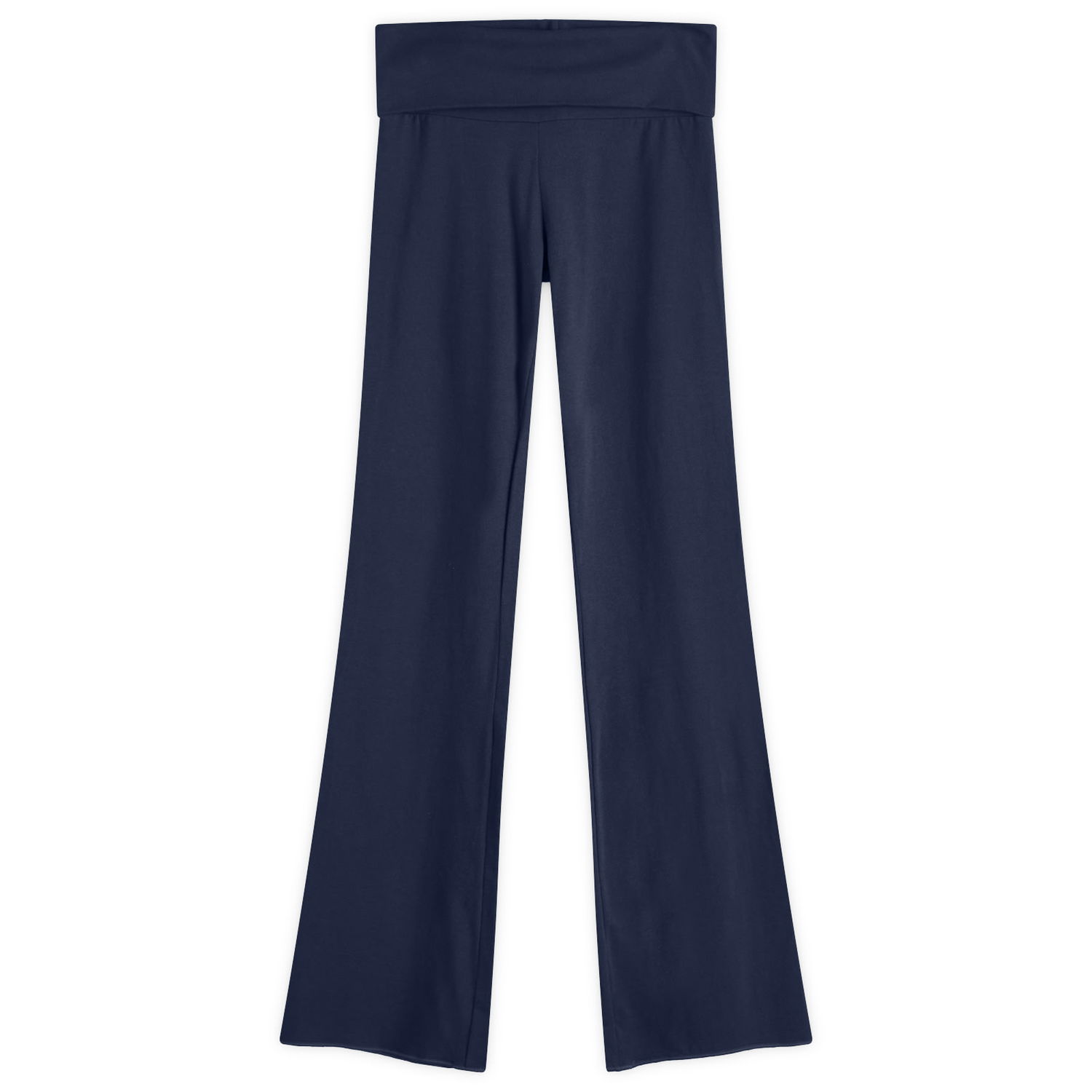 Nohavice SKIMS SKIMS Cotton Jersey Foldover Pant, Size Large Navy | AP-PNT-0715-NAVY, 0