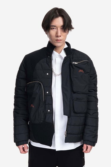 Prešívaná bunda A-COLD-WALL* Asymmetric Padded Jacket Čierna | ACWMO154, 0