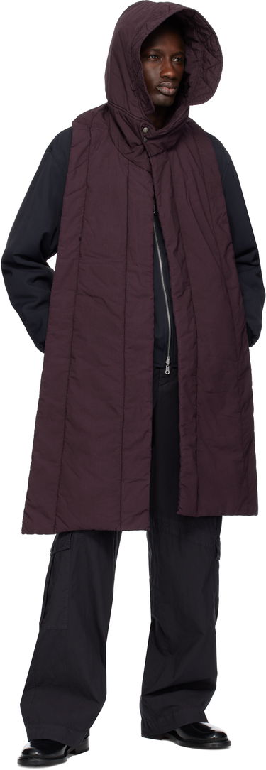 Vesta Dries Van Noten Dries Van Noten Hooded Cotton Vest Fialová | 251-020601-1148, 3