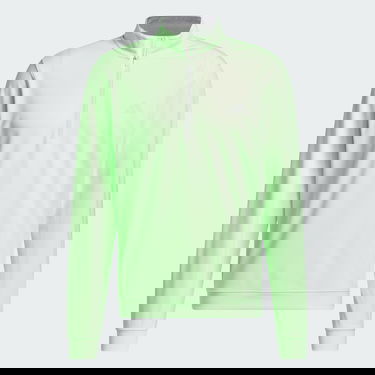 Mikina adidas Performance Elevated 1/4 Zip Sweatshirt Zelené | IU4489, 4