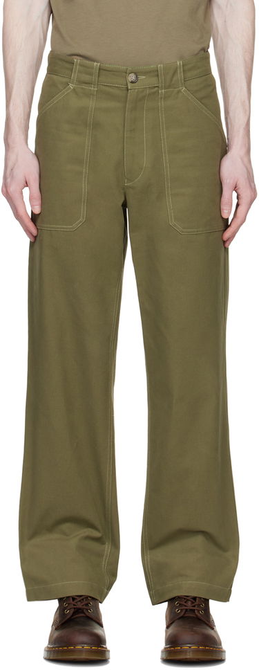 Nohavice a džínsy A.P.C. Khaki Sidney Zelené | COGBJ-H08422, 0