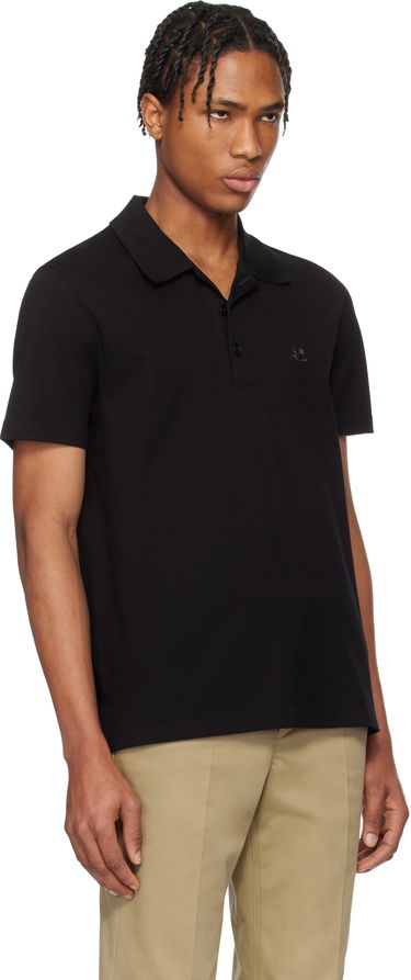 Polo tričko Courrèges Courrèges 'AC' Piqué Polo Čierna | 125JPO036JS0193, 1