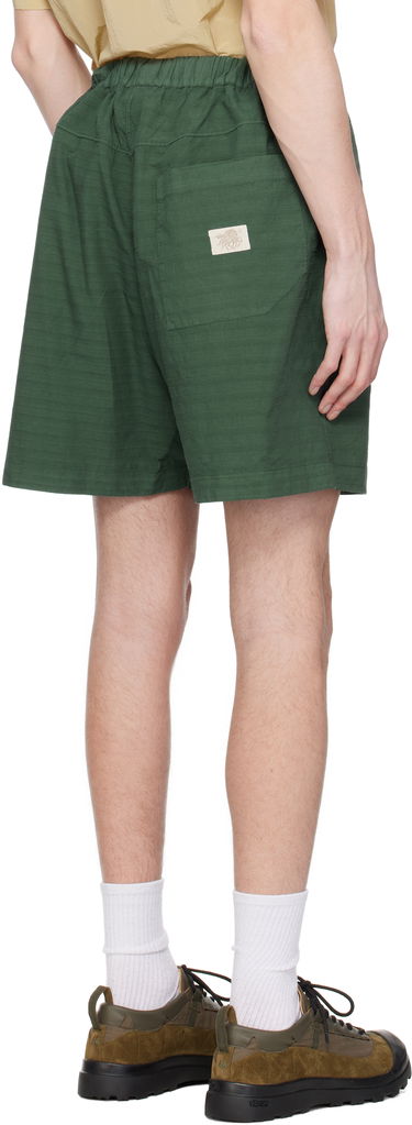 Šortky Ranra RANRA Stroller Stripy Cotton Shorts Zelené | AMSS25SH01594, 2