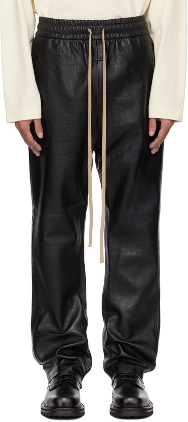 Tepláky Fear of God Fear of God Forum Leather Pants Čierna | FGE240-4141CEN, 0