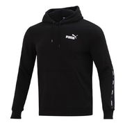Sportswear Tape Black Hoodie
