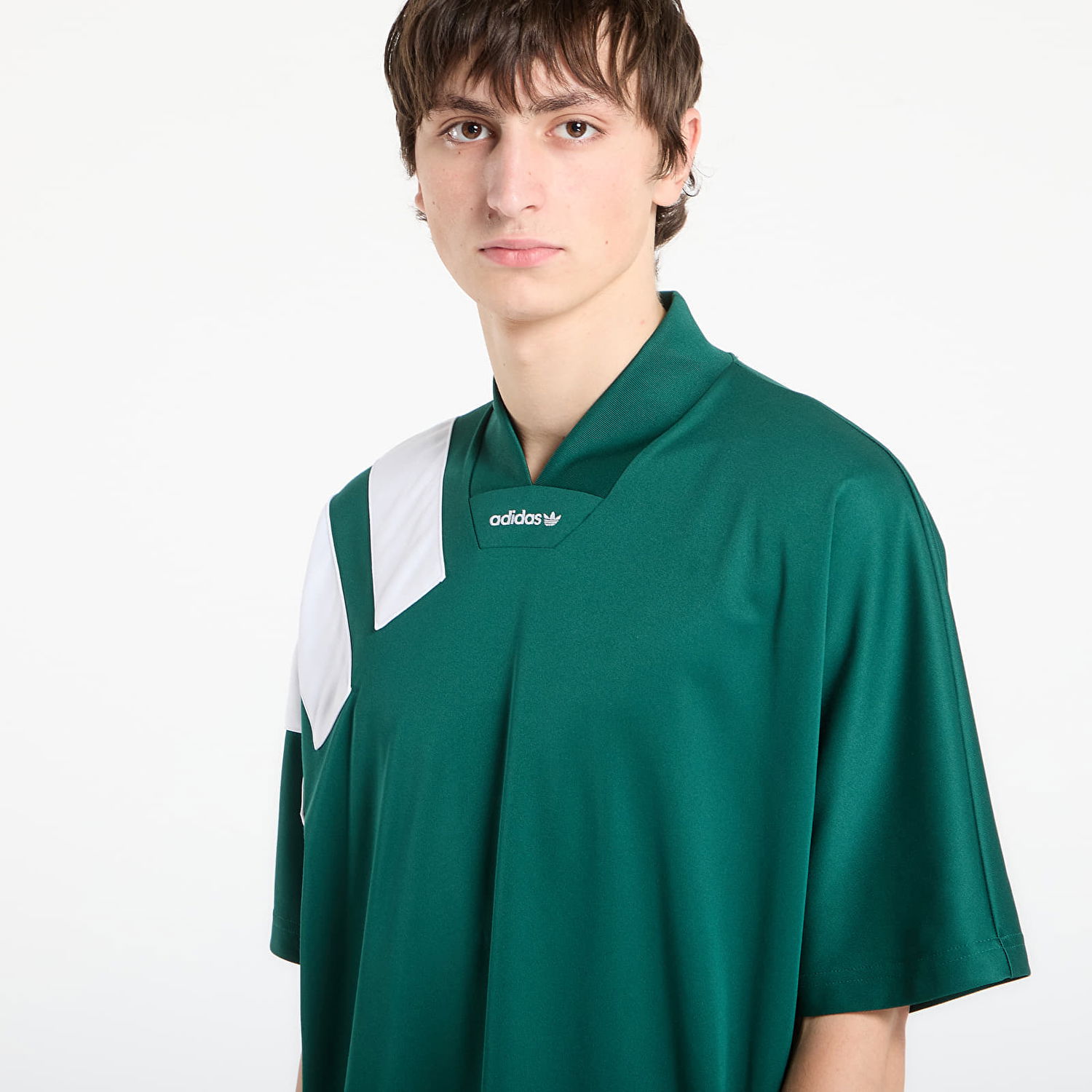 Polo tričko adidas Performance ADICOLOR BLOCKED Jersey Polo Shirt Zelené | KT0574, 1