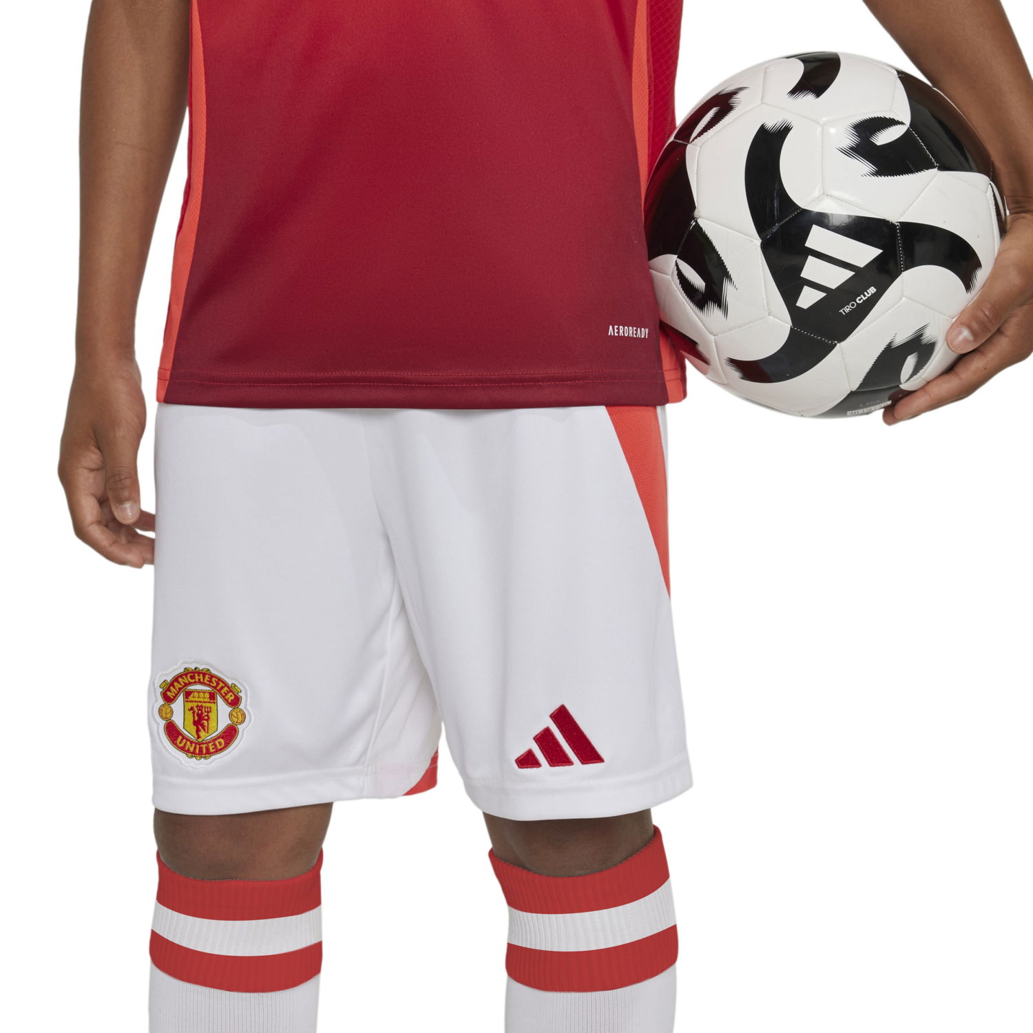 Šortky adidas Originals adidas MUFC H SHO Y 2024/25 Biela | it1975, 0