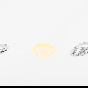 Prsteň Off-White Off-White OW Ring with Rhinestones Žltá | OWOC11AC99MET0017672, 0