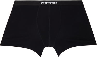 Boxerky VETEMENTS Vetements Logo Boxers Čierna | MA66UN100B, 0