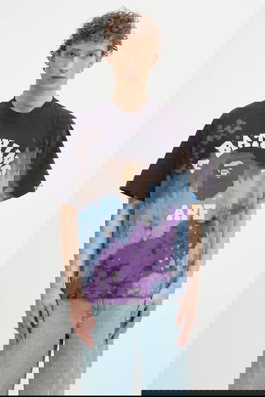 Tričko BAPE Tie dye college T-shirt Rôznofarebný | 1K80109003, 0