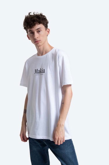 Tričko Makia Strait T-Shirt Print Biela | M21226, 1