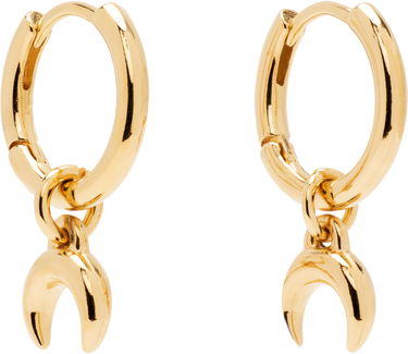 Náušnice Marine Serre Moon Mini Hoop Crescent Earrings Metalická | UJW078ARMET0003, 1
