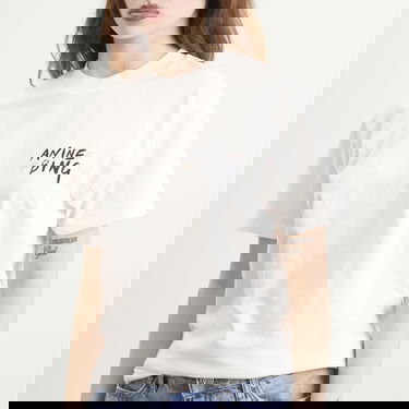 Tričko Anine Bing Anine Bing Walker T-Shirt Biela | A-08-12056-IVY1, 5