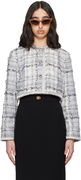 Dolce&Gabbana Short Check Lurex Raschel Tweed Jacket