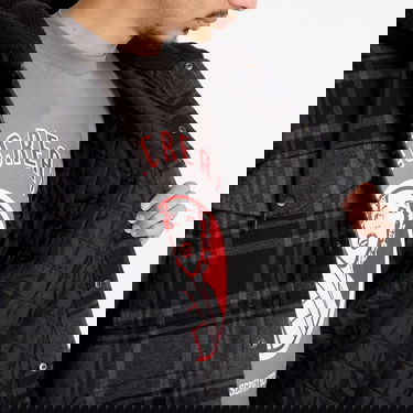 Bunda Vans Piedmont Hooded Plaid Shirt Jacket Šedá | VN000P7VQFY1, 3