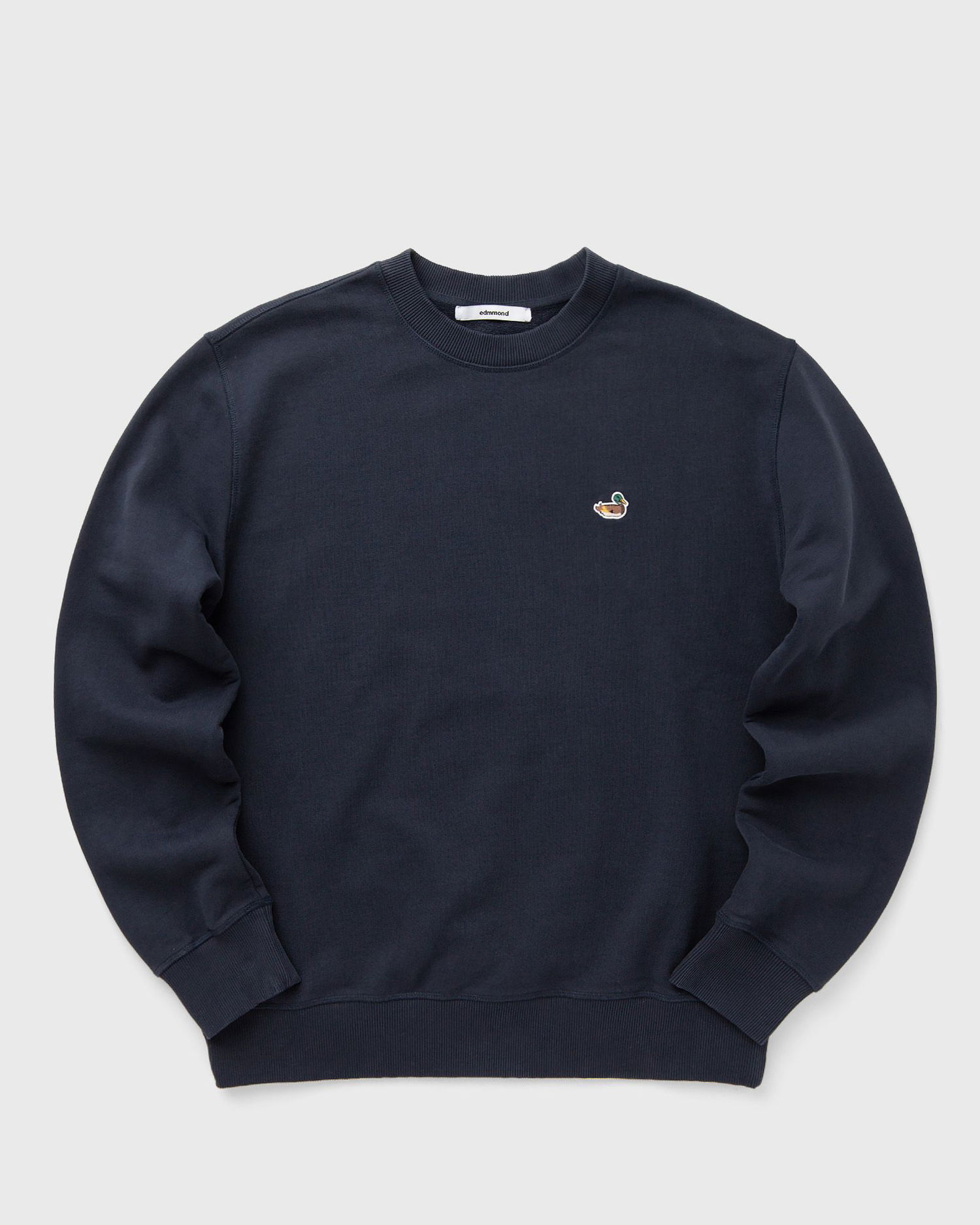 Mikina Edmmond Studios Crewneck Sweatshirt with Duck Patch Navy | 325-40-02590, 1