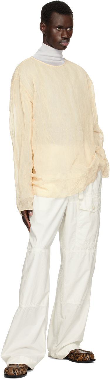 Sveter Dries Van Noten Dries Van Noten Long Sleeve Top Béžová | 251-020740-1265, 3