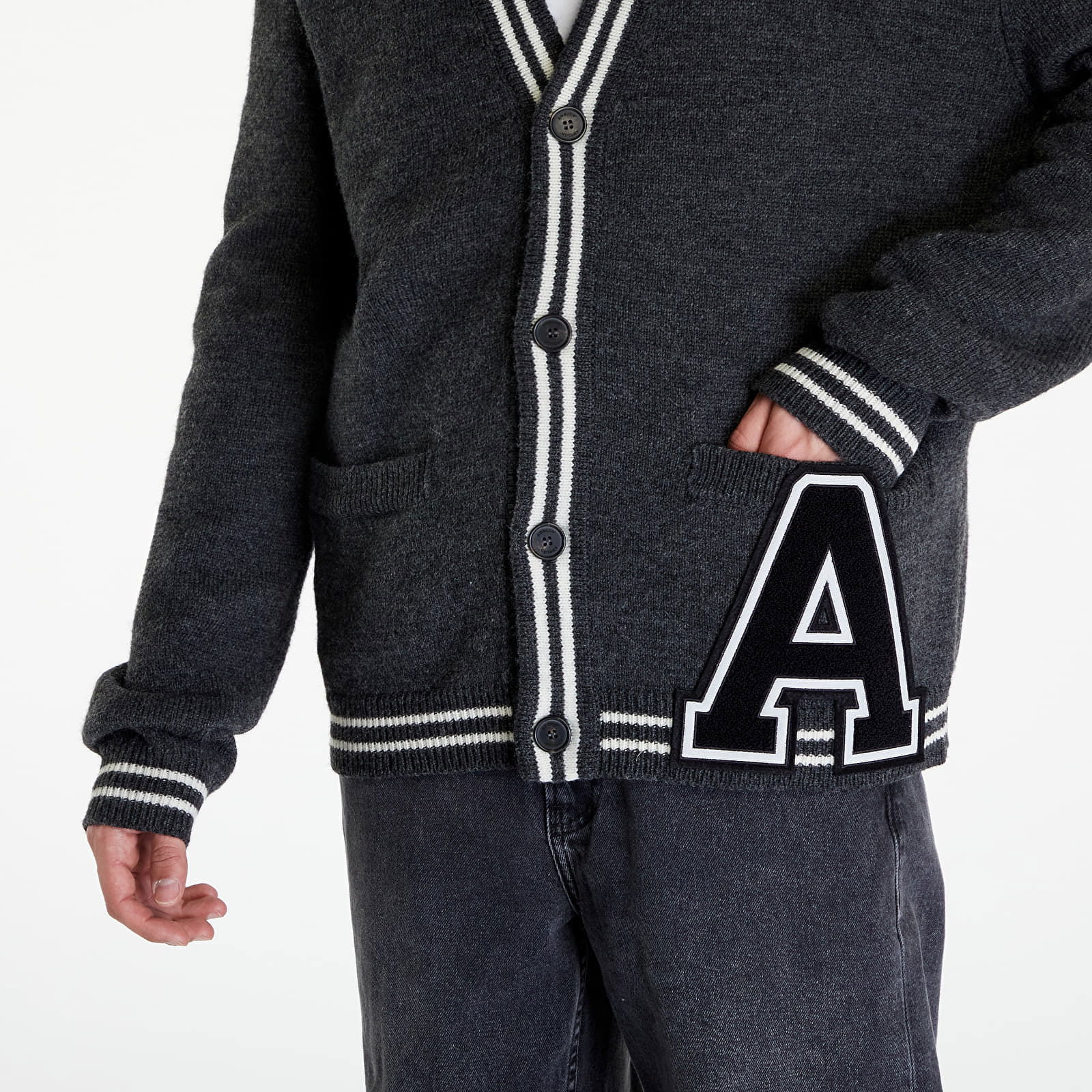 A Patch Knit Cardigan UNISEX