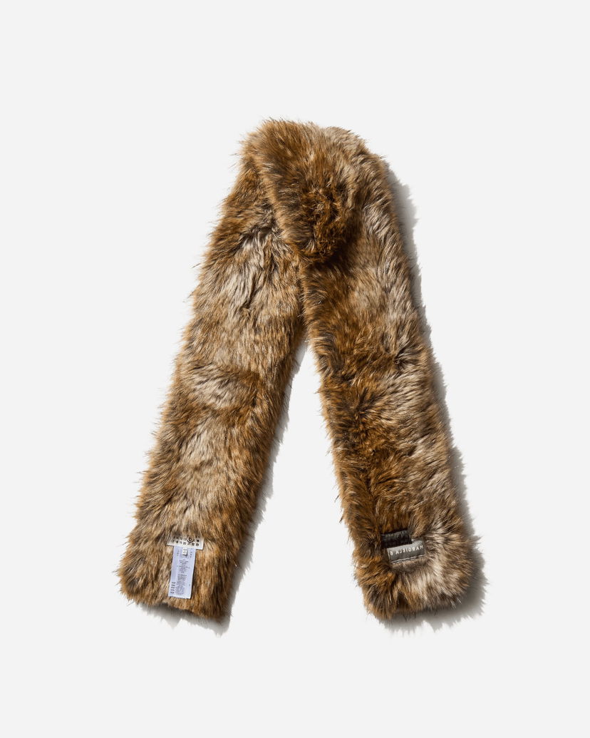 Šál Maison Margiela Faux Fur Scarf Hnedá | SH0TE0001 001F