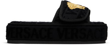Oblečenie Versace Versace 'Versace Allover' Slippers Čierna | ZSL000003_ZCOSP052, 0