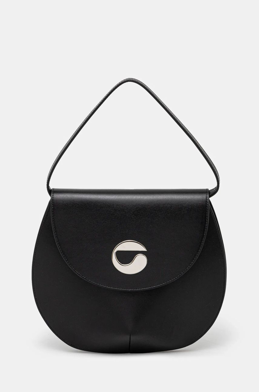 Kabelka Coperni Coperni U.F.O. Leather Handbag Čierna | COPBA34405, 0