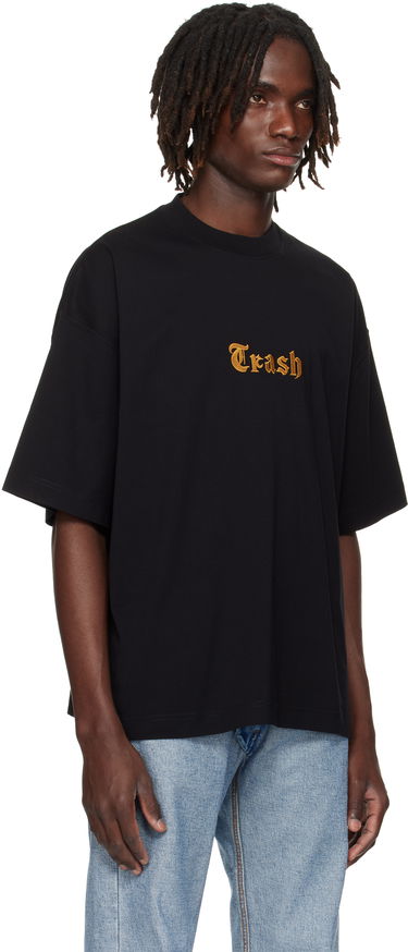 Tričko VETEMENTS VETEMENTS 'Trash' Embroidered T-Shirt Čierna | UH76TR540B, 1