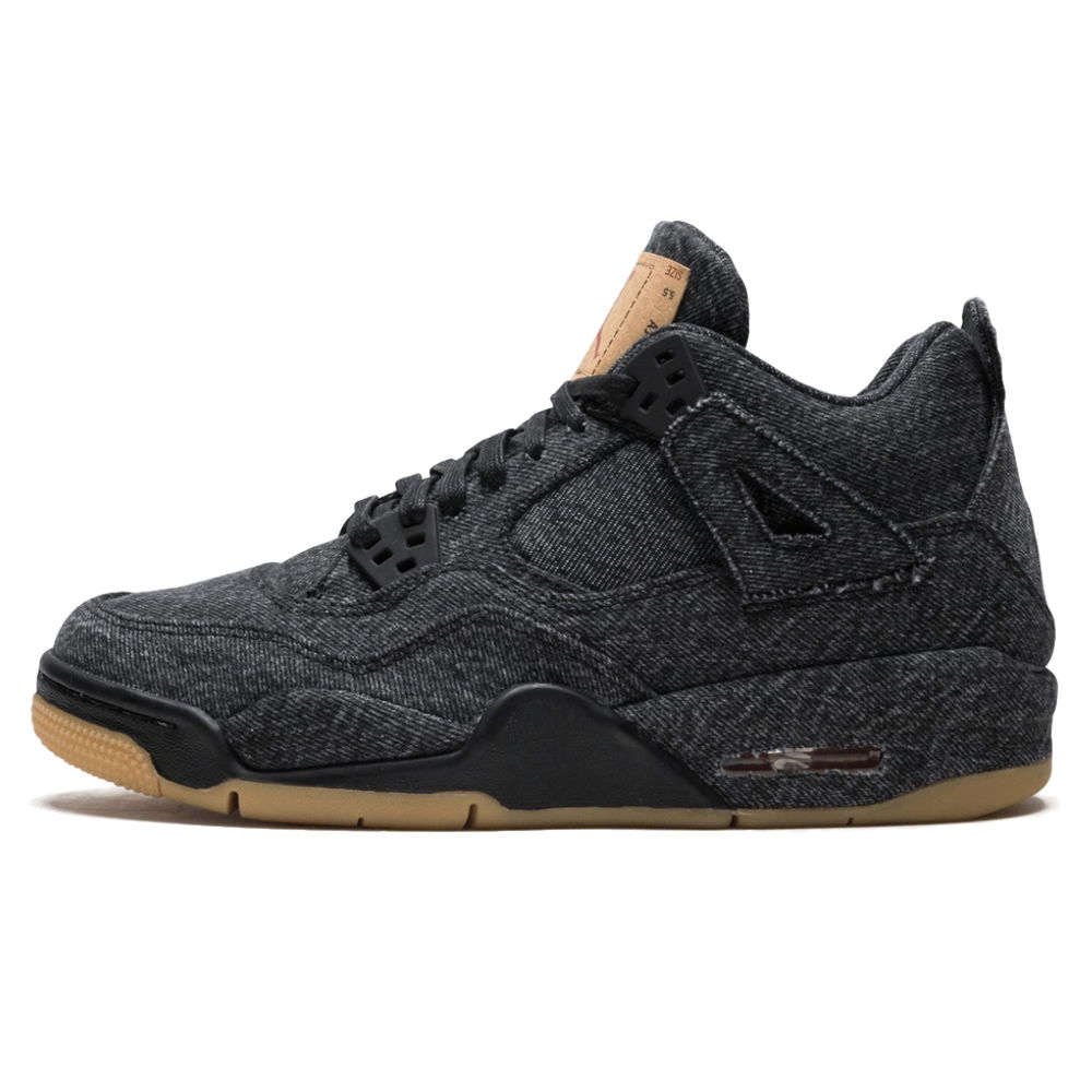 Tenisky a topánky Jordan Levi"s x Air Jordan 4 Retro GS "Black Denim" Čierna | AQ9103-001, 0
