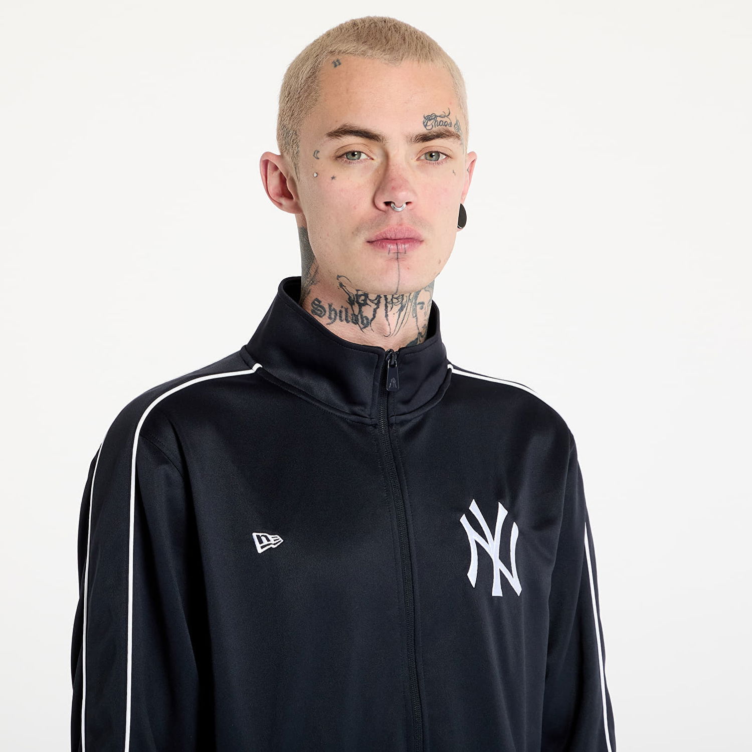 Bomber bunda New Era New Era MLB New York Yankees Track Top Jacket Čierna | 60596186, 1