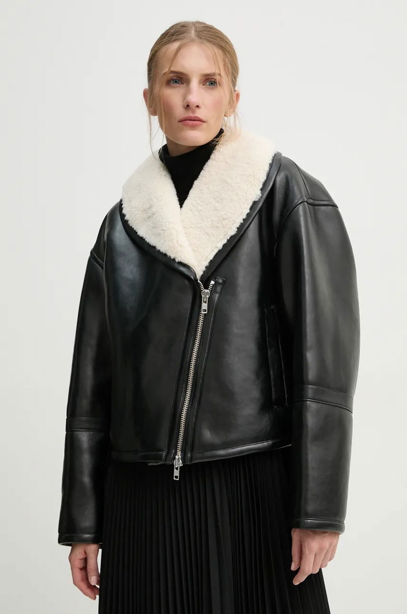 Bunda STAND STUDIO Leonora Oversize Jacket Čierna | 66325.9132