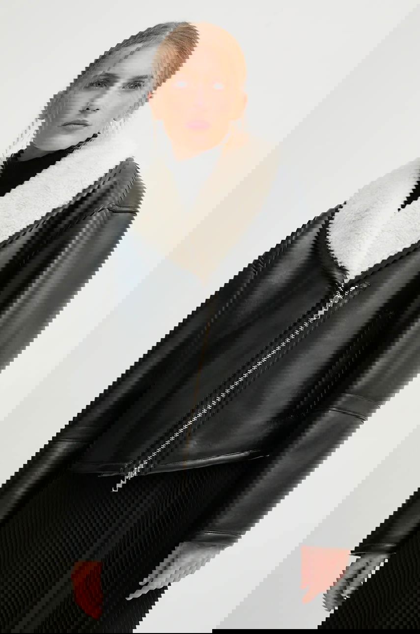 Bunda STAND STUDIO Leonora Oversize Jacket Čierna | 66325.9132, 0