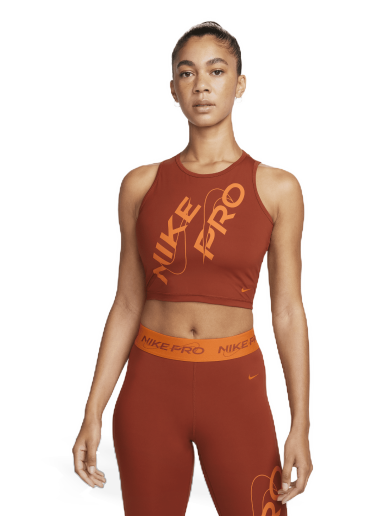 Crop Top Nike Pro Dri-FIT Tank Top Oranžová | FB5261-832