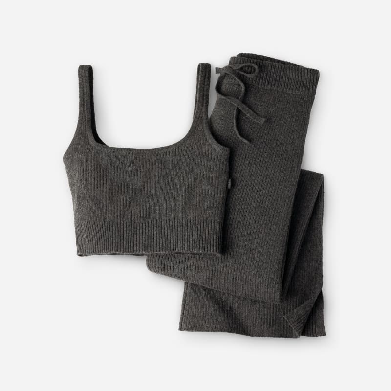 Súprava UGG Elisiana Knit Tank and Pants Set Size XS Šedá | 1161191-CRYH, 0