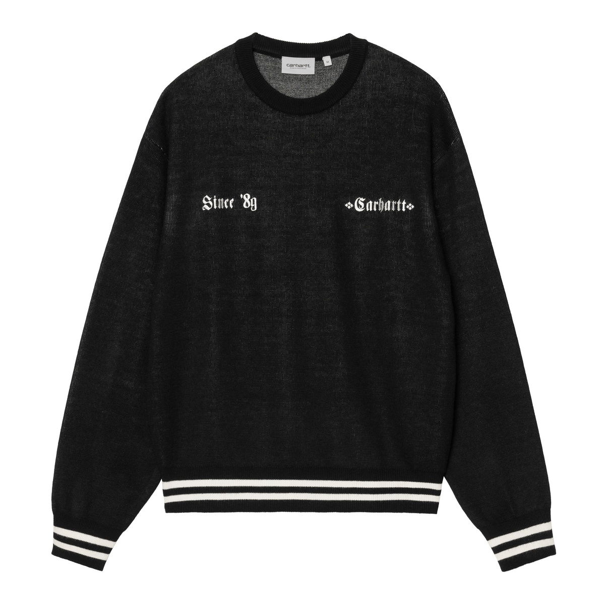 Sveter Carhartt WIP Greatest Hits Black Sweater Čierna | I034389_9, 0