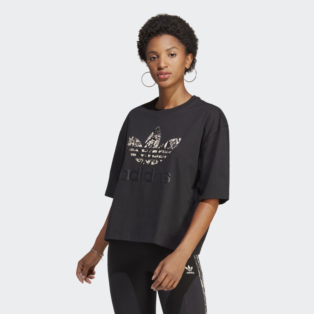 Tričko adidas Originals Graphic T-Shirt Čierna | IC6065, 0