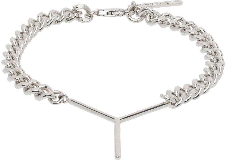 Náramok Y/PROJECT Mini Y Bracelet Metalická | 640BR001, 0