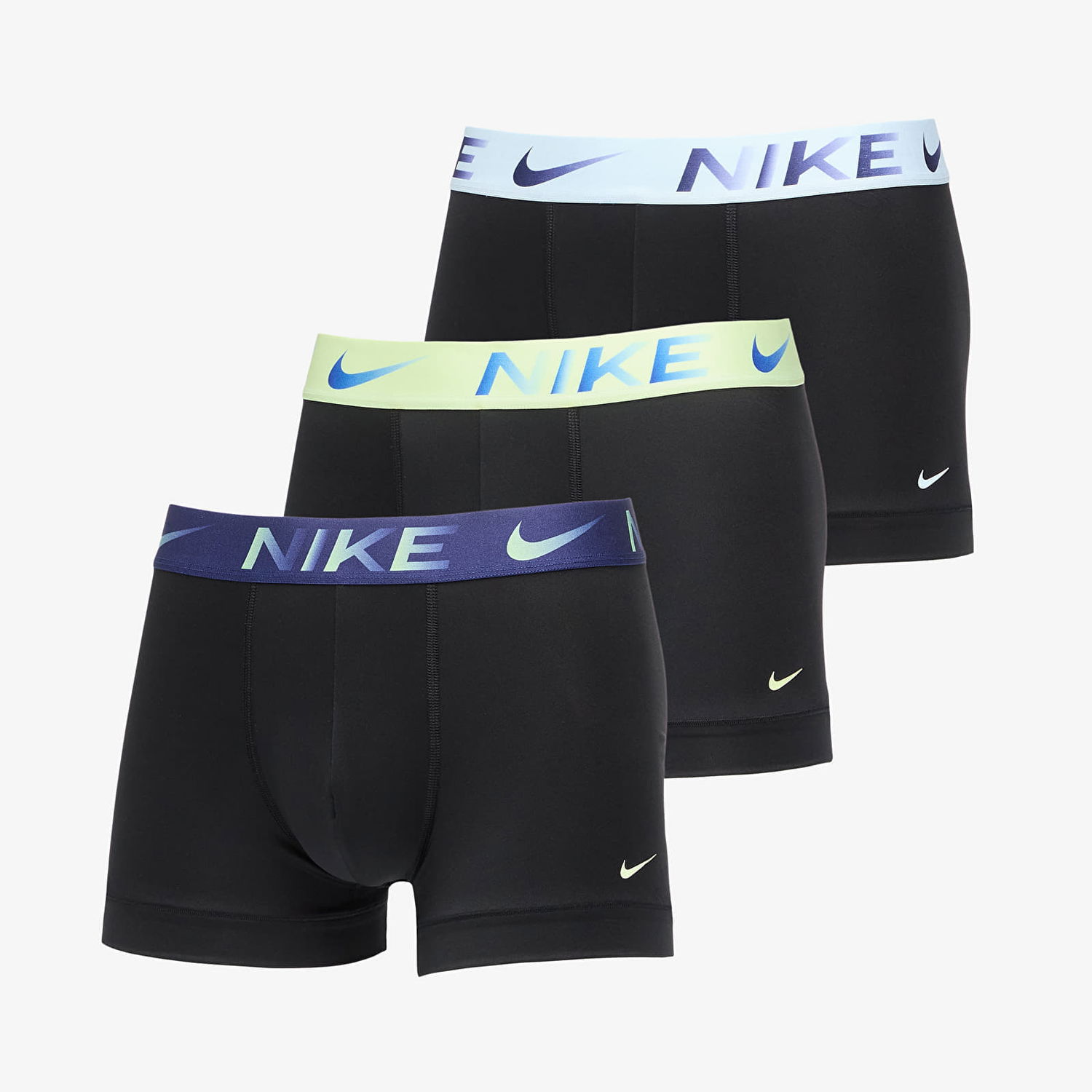 Boxerky Nike Nike DRI-FIT Essential Micro Trunk Boxer Briefs (3-Pack) Čierna | 0000KE1156-UQF, 0