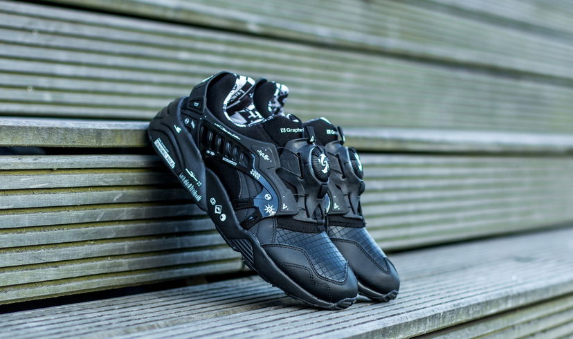 Tenisky a topánky Puma Disc by Graphersrock Čierna | 36137901